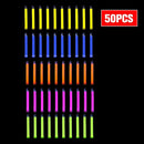 novelinks 50 Pcs 6'' Premium Glow Sticks Bulk - Ultra Bright Large Glow Necklaces Light up Glow in The Dark , Emergency Glow Sticks, Long-lasting Lighting Waterproof by TinyTreasures Baby Boutique