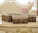 Rectangular Woven Seagrass Storage Bins with Handle,Kingwillow. (water hyacinth, Medium) by GreenHaven Gardens