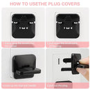 Outlet Covers Babepai 38-Pack Black Child Proof Electrical Protector Safety Improved Baby Safety Plug Covers by TinyTreasures Baby Boutique