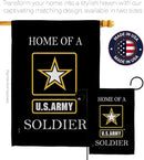 Army Soldier Dorm Decor Banner Wall Art Flag Pole Patio Lawn Garden Room Decorations Indoor Outdoor Tapestry Yard Signs Armed Forces American Military Veteran Retire Official Made In USA by GreenHaven Gardens