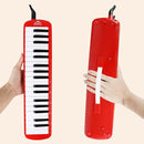 EastRock 37 Key Melodica Instrument Air Piano Keyboard Soprano style Pianica with Mouthpiece Tube Sets and Carrying Bag Black by TinyTreasures Baby Boutique