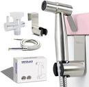 Handheld Bidet Sprayer for Toilet - Bidets for Existing Toilets Adjustable Water Pressure with Bidet Hose for Feminine Wash, Stainless Steel Muslim Shower Jet Spray for Toilet by CozyNest Decor