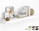 RICHFOCUS 48Inch Floating Shelves for Wall 1 Pack Shelves for Bedroom|Kitchen|Bathroom Wall Mounted Rustic Wood Floating Shelf with Invisible Brackets for Books|Storage|Decor, White by CozyNest Decor