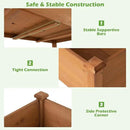 Giantex Raised Garden Bed, Elevated Wood Planter Box with Protective Liner and Drain Hole, Gardening Planter Raised Bed for Planting Vegetables Flowers Succulents Herbs, 49" Lx23 Wx30 H by GreenHaven Gardens