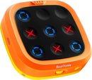 4-in-1 Handheld Tic Tac Toe Game Portable Electronic Board Games for Kids & Adults, Travel Fun & Memory Growth Gift, Orange by TinyTreasures Baby Boutique