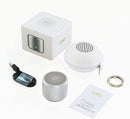 Travel Case Packed, Wireless Mini Bluetooth Speaker with Custom Bass Radiator. EWA A106, Small But Loud, The Next Generation of Portable Speakers for Home, Outdoors, Shower (Silver)1.89* 1.57 inches by TinyTreasures Baby Boutique