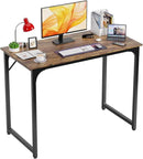PayLessHere 32/39/47 inch Computer Desk Study Writing Table, Adjustable feet, Modern Furniture for Home Office (1, Vintage, 39 inch) by CozyNest Decor