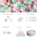 GOGOSO Ball Pits Balls for Toddlers Pack of 50 100 200 Plastics Shape Ball Non-Phthalate Non-BPA Non-Toxic 2.2-Inch Crush Proof Play Balls by TinyTreasures Baby Boutique