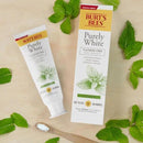 Burt's Bees Toothpaste, Natural Flavor, Fluoride-Free, Purely White, Zen Peppermint, 4.7 oz, Pack of 3 by CozyNest Decor