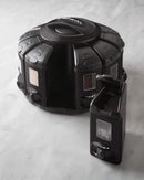 Kitchen Art Select-A-Spice Auto-Measure Pro Carousel 12 Compartments Spice Rack, Black 9.5 x 9.5 x 6.5 inches by CozyNest Decor
