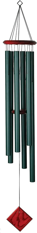 Woodstock Chimes Neptune Wind Chime for Outside 54" Large Evergreen, Deep Tone Sound for Outdoor Garden, Patio, Porch Decor, Encore Collection DCE54 by CozyNest Decor