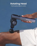 RENPHO Massage Gun with Adjustable Angles and Extension Handle, Handheld Percussion Muscle Massager Deep Tissue with Portable Carry Case for Men Women, Extend 2 by CozyNest Decor