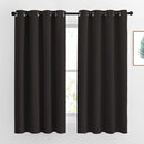 NICETOWN Blackout Curtains Panels for Window - Triple Weave Energy Saving Thermal Insulated Solid Grommet Blackout Drapes for Kitchen (1 Pair, 52 inches by 63 Inch, Toffee Brown) by TinyTreasures Baby Boutique