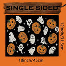 Halloween Placemats Pumpkins Ghost Set of 4 Table Mats Seasonal Home Party Kitchen Dining Table Decorations 12x18 Inch by CozyNest Decor