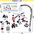 teytoy My First Baby Crib Mobile, Black and White Baby Mobile for Crib, High Contrast Mobile Toy for Newborn Infants Boys and Girls by TinyTreasures Baby Boutique
