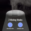 HealthSmart Essential Oil Diffuser, Cool Mist Humidifier and Aromatherapy Diffuser with 150ML Tank Ideal for Small Rooms, Adjustable Timer and Mist Mode, White by TinyTreasures Baby Boutique