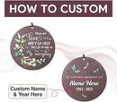 Sympathy Wind Chimes, Personalized Wind Chime for Loss of Loved Ones, Memorial Gifts Wind Chimes, Metal Sympathy Bereavement Condolences Gifts for Funeral (36inch) by CozyNest Decor