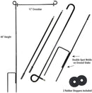 WinCraft Colorado Avalanche Garden Flag with Pole Stand Holder by GreenHaven Gardens