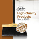 10” Upright Broom with 2 Piece Black Steel Threaded Handle by CozyNest Decor