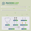 FREELICHT 1 Pack 4FT LED Grow Light with Timer, 40W (250W Equivalent), Full Spectrum Grow Lights for Indoor Plants with 9/12/15H Timer, Linkable Plant Growing Lamp for Hydroponic Plants Seeding Veg by GreenHaven Gardens