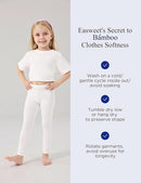 Toddler Girls Leggings 2-Pack Bamboo Viscose Little Girls Casual Stretch Pants by TinyTreasures Baby Boutique