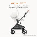 Air Lux Baby Stroller with Carbon Fiber Frame, One-Hand Fold & Reversible Seat, Magnetic 5-Pt Harness, Car Seat Adapter, 15.8lbs, Vetiver by TinyTreasures Baby Boutique