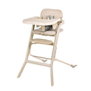 Unilove Grow with Me 2-in-1 Baby High Chair – Adjustable Toddler Chair with Baby Set, Removable Harness, One-Hand Seat & Footrest Adjustment, for Ages 6-60 Months - Sandy Beige by TinyTreasures Baby Boutique