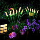 Solar Outdoor Garden Lights,Upgraded LED Solar Reed Swaying Lights for Garden Patio Yard Pathway Walkway Wedding Party Christmas Landscape Lighting (2 Pack)