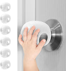 Child Safety Door Knob Covers 6 Pack Reusable Baby Proof Door Knob Locks Baby Proof Door Handle Protector for Kids Universal Fit Easy Grip Lockable Design No Tools Needed by TinyTreasures Baby Boutique