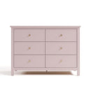 Graco Sasha 6 Drawer Dresser (Blush) – GREENGUARD Gold Certified, Wood Storage for Nursery or Kids’ Room, Safe Interlocking Drawer System & Easy Assembly with Pre-Installed Tracks by TinyTreasures Baby Boutique