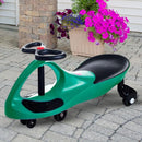 Wiggle Car Ride On Toy - No Batteries, Gears or Pedals - Twist, Swivel, Go - Outdoor Ride Ons for Kids 3 Years and Up by Lil' Rider (Green) by TinyTreasures Baby Boutique