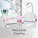Nanobebe Flexy Silicone Baby Bottle, Anti-Colic, Natural Feel, Non-Collapsing Nipple, Non-Tip Stable Base, Easy to Clean 3-Pack, Pink, 5 oz by TinyTreasures Baby Boutique