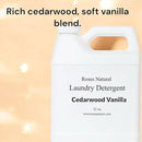 Plant-Based Liquid Laundry Detergent, 32 Fl Oz, Multiple Scents, HE Compatible (Cedarwood Vanilla) by CozyNest Decor