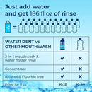 Concentrated Water flosser Rinse & mouthwash | Add to Oral irrigator | Mint Flavor | Alcohol and Fluoride Free. Made in USA | Pack of 2 = 33.8 fl.oz by CozyNest Decor