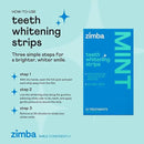 Zimba Teeth Whitening Strips 3-Pack Sampler Bundle | Watermelon, Cherry, Mint | Vegan Whitening Strips, Enamel Safe Teeth Whitening, Hydrogen Peroxide Tooth Whiteners by CozyNest Decor