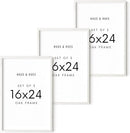 HAUS AND HUES Standalone White Oak Frame Set of 3-16x24 by CozyNest Decor