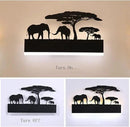 LED Wall Sconce Lamp Indoor Wall Mounted Light Up and Down Rustic Wall Light Animal Wall Lamp for Farmhouse Living Room Bedroom Cabinet Porch, 12W (Elephant) by CozyNest Decor