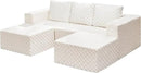 Hobestluk Modular Sectional Sofa Memory Foam Couch Oversized Sectional Sofa 3-Seater with Chaises Cloud Couch with Removable Cover U Shaped Sofa for Living Room (Plush White, U Shape) by CozyNest Decor