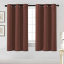 H.VERSAILTEX Blackout Curtains for Bedroom Thermal Insulated Room Darkening Living Room Curtains 63 Inch Long Grommet Privacy Protection Window Curtain Panels/Drapes for Nursery, 2 Panels, Rust by CozyNest Decor