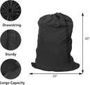 Extra Large Laundry Bag Travel Laundry Bags with Drawstring Closure, Large Dirty Clothes Bag 30"x40" Fit a Laundry Basket or Clothes Hamper for college, dorm and apartment dwellers 3 Pack Mixed Color by TinyTreasures Baby Boutique