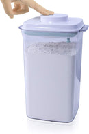 BopTop (1pc - 5lb Flour) Airtight Food Storage Container – Mechanical Silicone Seal Canister - BPA-Free - 4.2Qt by TinyTreasures Baby Boutique