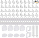 Adhesive Magnetic Cabinet Locks Baby Proofing for Cabinets & Drawers (40 Locks and 4 Keys) by TinyTreasures Baby Boutique