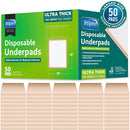Inspire Super and Ultra Absorbent Disposable Bed Pads (30" X 36" Pack of 50) by TinyTreasures Baby Boutique