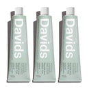 Davids Fluoride Free Toothpaste, Teeth Whitening, Antiplaque, SLS (Sulfate) Free, Promotes Enamel Health, Mouth & Gum Detox, EWG Verified, Natural Peppermint, 5.25oz (3 Pack) by CozyNest Decor