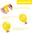 RUBFAC 129pcs Yellow Balloons Different Sizes 18 12 10 5 Inch Latex Balloon Garland Arch Kit for Masquerade Party Decoration Gender Reveal Graduation Anniversary Baby Shower Party Supplies by TinyTreasures Baby Boutique