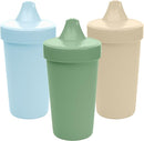 Re-Play Sippy Cups for Toddlers - 10 Oz. Reusable Spill Proof Cups for Kids, Dishwasher/Microwave Safe - Made in USA - Set of 3-3.13" x 6.25" - Beach Baby by TinyTreasures Baby Boutique