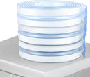 Baby Proofing, 0.4in Edge Protector Strip Clear, Thickened Silicone Soft Corner Protectors with Upgraded Pre-Taped Strong Adhesive, 19.6ft Edge Protectors for Cabinets, Tables, Drawers (White) by TinyTreasures Baby Boutique