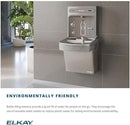 Elkay EZSDWSSK EZH2O Wall Mount Drinking Fountain and Bottle Filling Station with Silver Ion Anti-Microbial Protection - N/A by CozyNest Decor