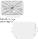 TheWarmHome Organization and Storage Basket for Shelves - Extra Jumbo 3 Pack 20.5x15.8x13.8 inch Cube Storage Bins for Toy Closet Box Home Organizer Gift (White) by CozyNest Decor