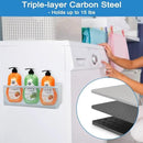 Picowe Magnetic Laundry Organizer, Extra Large Magnet Basket for Laundry Room,16.5lb Capacity Magnetic Shelf for Washer /Dryer, Fridge & Small Spaces (XL, White) by CozyNest Decor